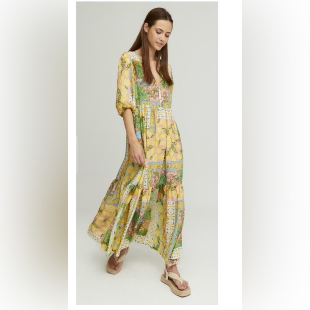 Aldo Martin’s X Anthropologie Lemon dress 🍋 🍋 🍋
